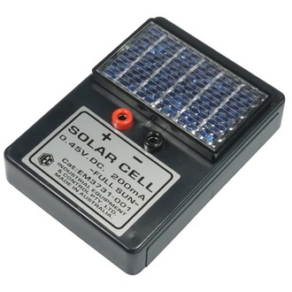 SOLAR GENERATOR SMALL WITH SOCKETS 0.45V/200mA