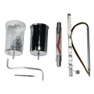 VAN DE GRAAFF ACCESSORIES SET OF 7 ITEMS
