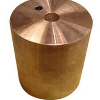 BLOCK CALORIMETER COPPER 1kg 75mm d