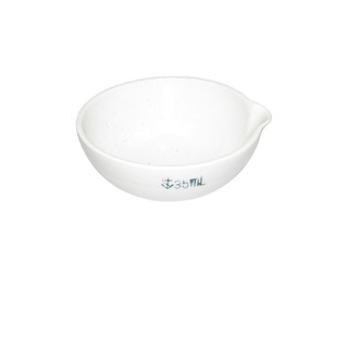 BASIN/DISH PORCELAIN ROUND BOTTOM W/SPOUT 35ML