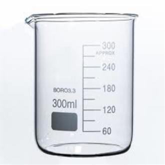 BEAKER BOROSILICATE GLASS GRADUATED 300ml