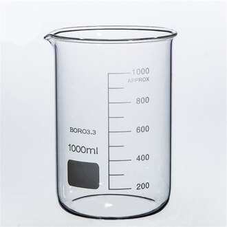 BEAKER BOROSILICATE GLASS GRADUATED 1000ml