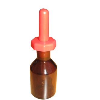BOTTLE DROPPING AMBER GLASS 30ml WITH POLYSTOPPER