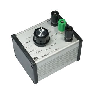 CAPACITOR BOX 1 DIAL 12 STEP 220pF TO 1µF 250V.DC