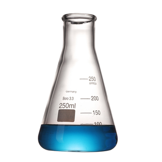 FLASK ERLENMEYER NARROW NECK GRADUATED 250ml
