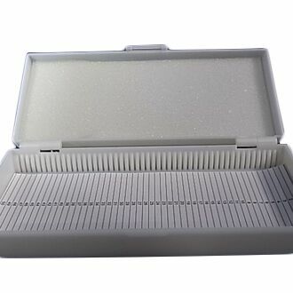 SLIDE BOX MICROSCOPE PLASTIC FITS 60 SLIDES