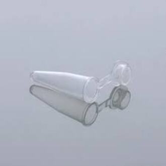 PCR TUBE 0.2ml FLAT CAPS CLEAR CASE 10000 non-sterile