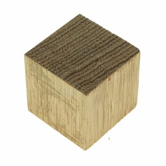 CUBE 2.5CM WOOD