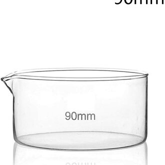 DISH CRYSTALLIZING BORO GLASS 90mm d WITH SPOUT