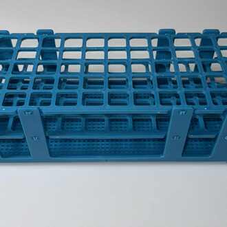 RACK TEST TUBE POLYPROPYLENE 60x16mm TUBES 5x12 ROWS GREEN