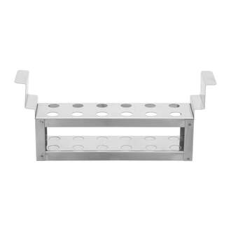 RACK TEST TUBE STAINLESS STEEL 12 PLACE 23x150MM TUBES