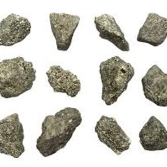 GEOLOGICAL SPECIMENS MINERAL PYRITE MASSIVE