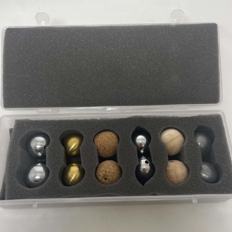 BALLS DENSITY SET OF 12 X 25MM