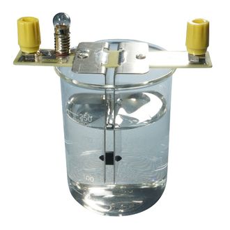 ELECTRODES S/S 2xPLATES FIXED LAMP & TERMINALS