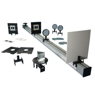 OPTICAL BENCH & KIT 'HODSON' 6xLENS W/O L/BOX