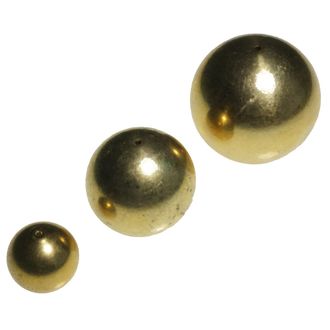 PENDULUM BOB BRASS SET/3 DIFFERENT DIAMETERS