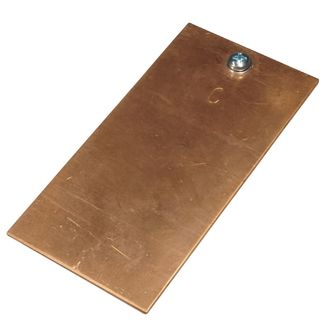 PLATES (ELECTRODES) COPPER 100x50x1.5mm THICK