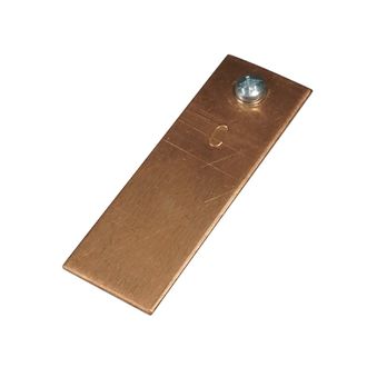 PLATES (ELECTRODES) COPPER 75x25x1.5mm THICK