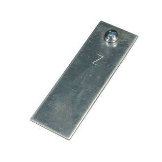 PLATES (ELECTRODES) ZINC 75x25x1.5mm THICK