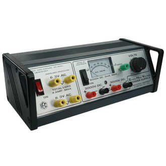 POWER SUPPLY VAR EHV 0-6000V.DC/3mA METER 2 x 6.3V.AC