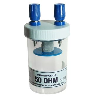 RESISTANCE COIL STANDARD WITH TERMINALS 50 OHM