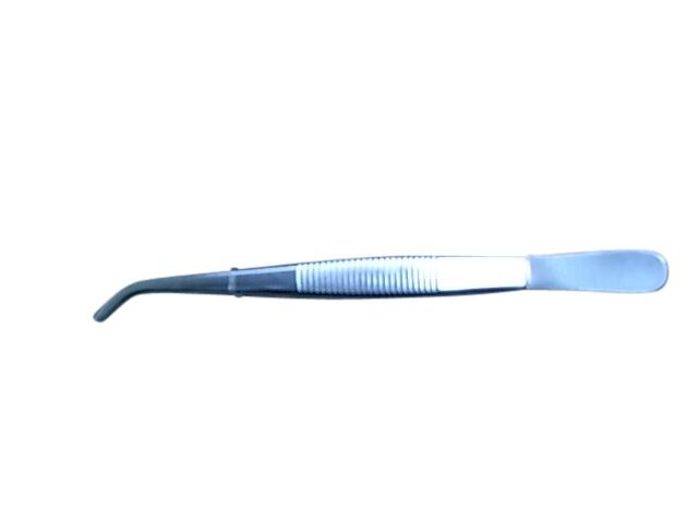 FORCEPS THUMB CURVED 13cm MEDIUM POINT