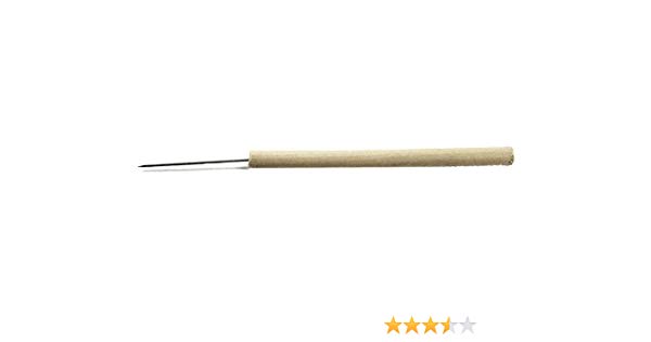 NEEDLE DISSECTING WOODEN HANDLE STRAIGHT FINE