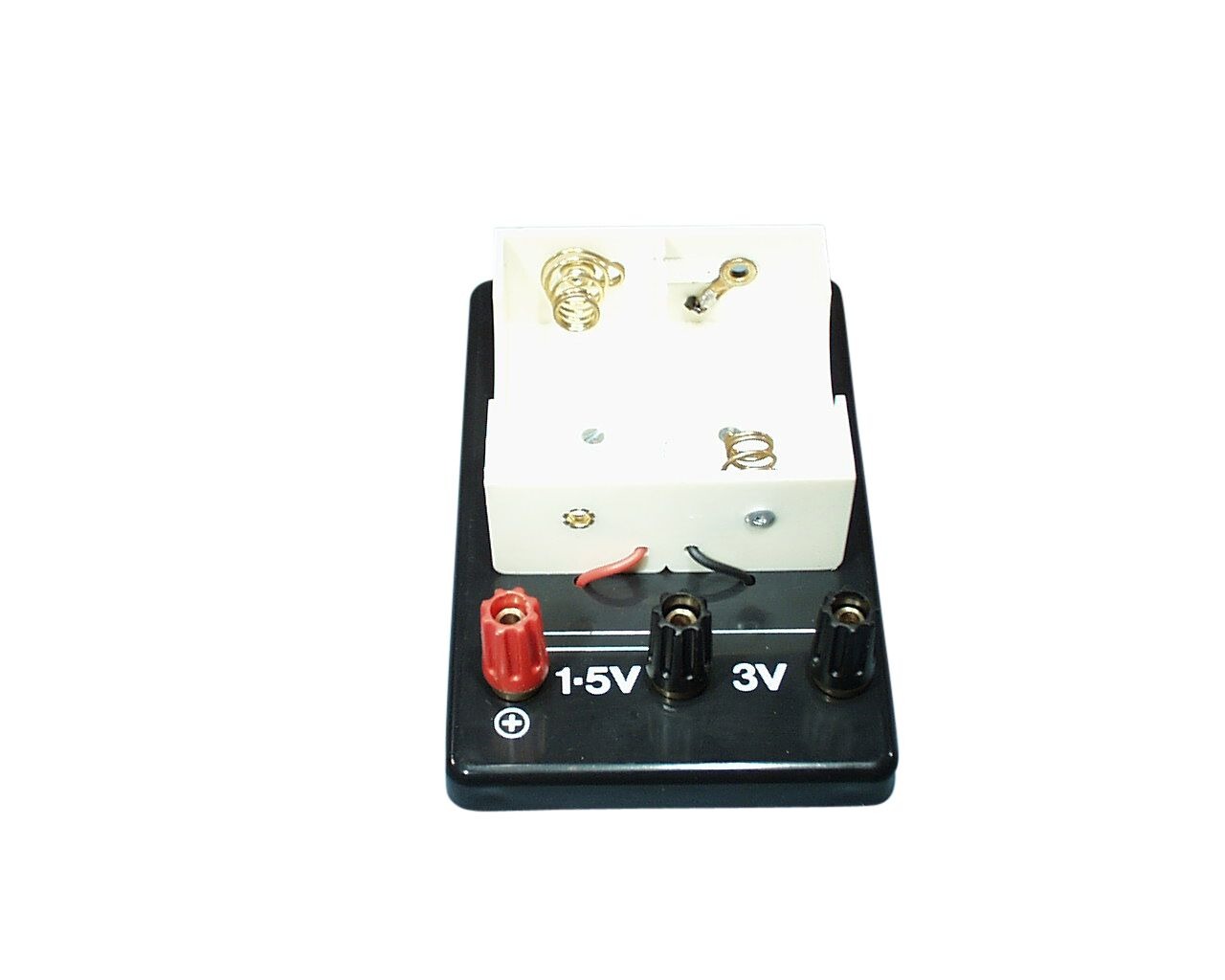 BATTERY HOLDER 2x1.5V D CELLS 4mm TERMINALS