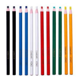 PENCIL GREASE GLASS WRITING BLUE