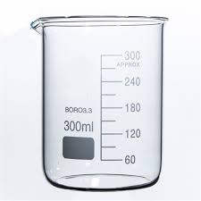 BEAKER BOROSILICATE GLASS GRADUATED 300ml