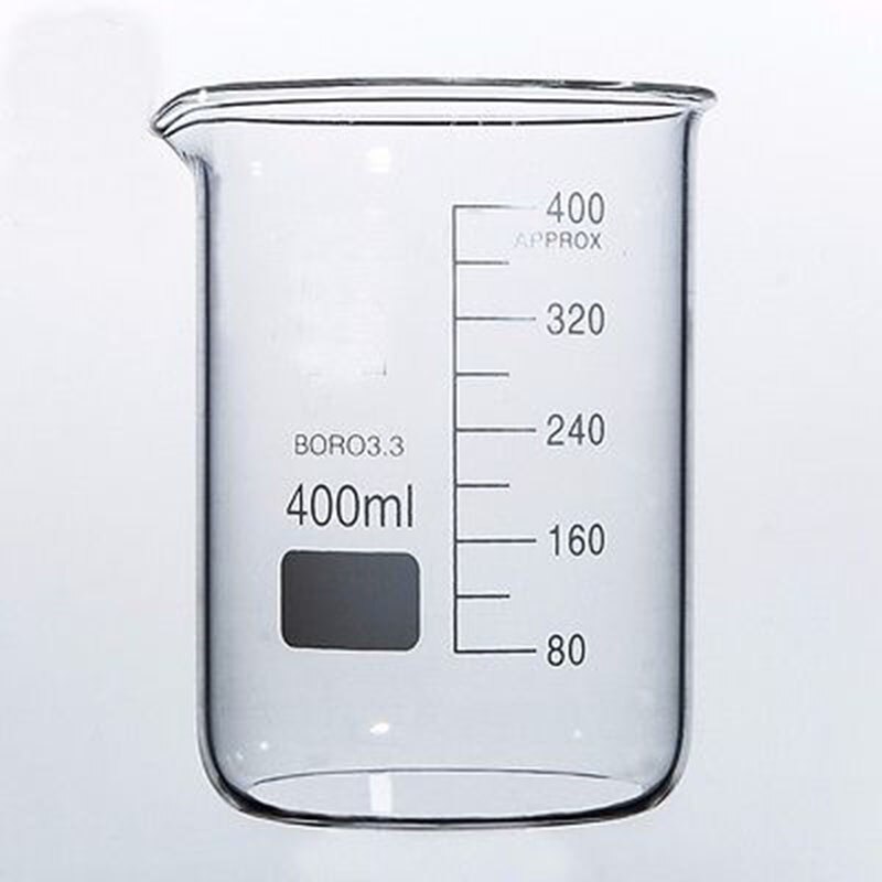 BEAKER BOROSILICATE GLASS GRADUATED 400ml