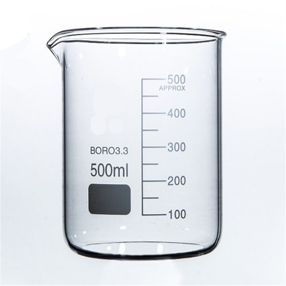 BEAKER BOROSILICATE GLASS GRADUATED 500ml