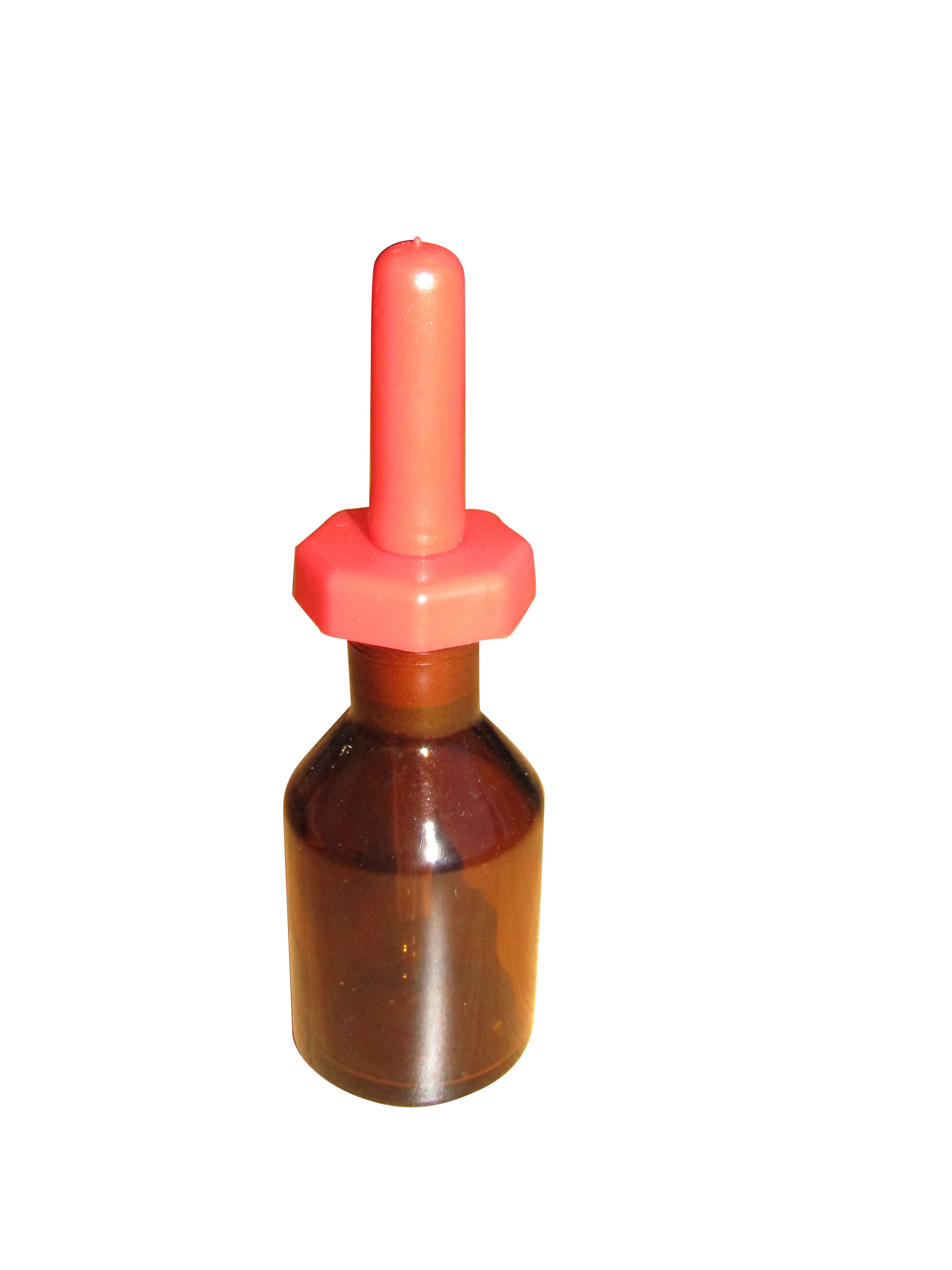 BOTTLE DROPPING AMBER GLASS 30ml WITH POLYSTOPPER