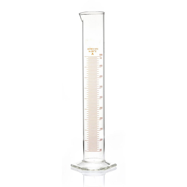 CYLINDER GRADUATED BOROSILICATE GLASS 500ml