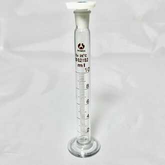 CYLINDER GRADUATED MIXING   10ml WITH POLYSTOPPER