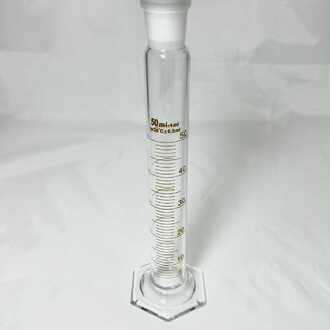 CYLINDER GRADUATED MIXING   50ml WITH POLYSTOPPER