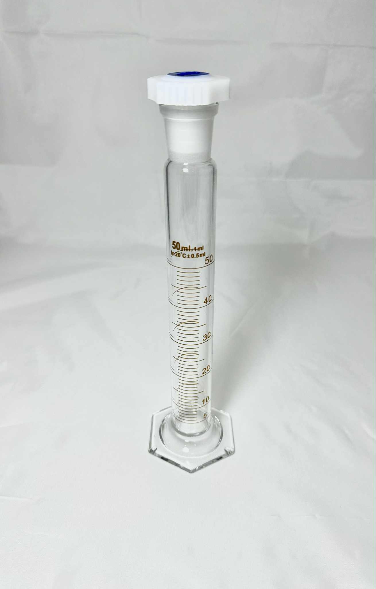CYLINDER GRADUATED MIXING 50ml WITH POLYSTOPPER