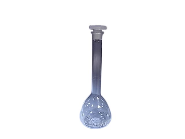 FLASK VOLUMETRIC GLASS 100ml WITH POLYSTOPPER
