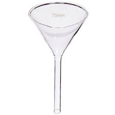 FUNNEL FILTER GLASS 75mm
