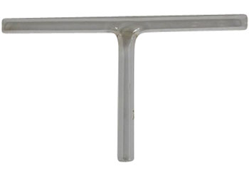 TUBE CONNECTOR GLASS T-SHAPE
