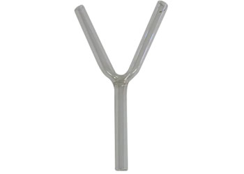 TUBE CONNECTOR GLASS Y-SHAPE