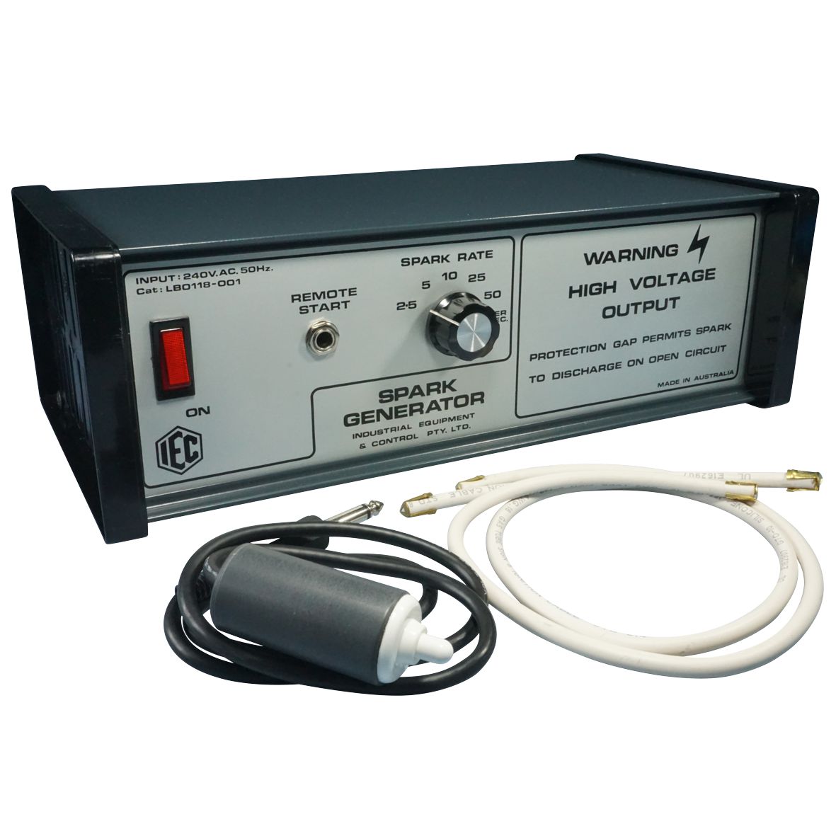 SPARK GENERATOR FOR AIR TRACKS / TABLES ETC. 240V.AC