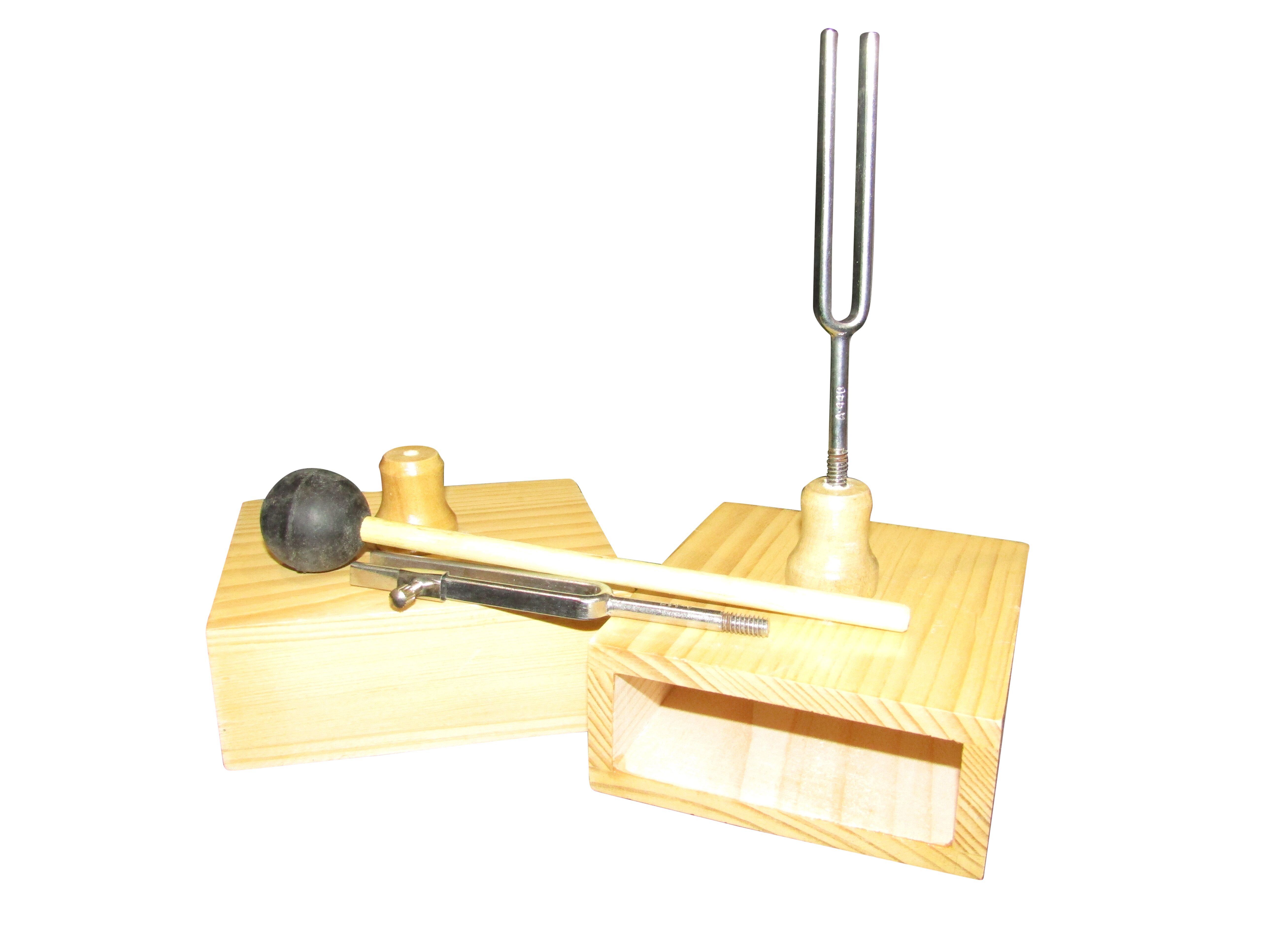 TUNING FORK ON RESONANCE BOXES 2x426.6 Hz