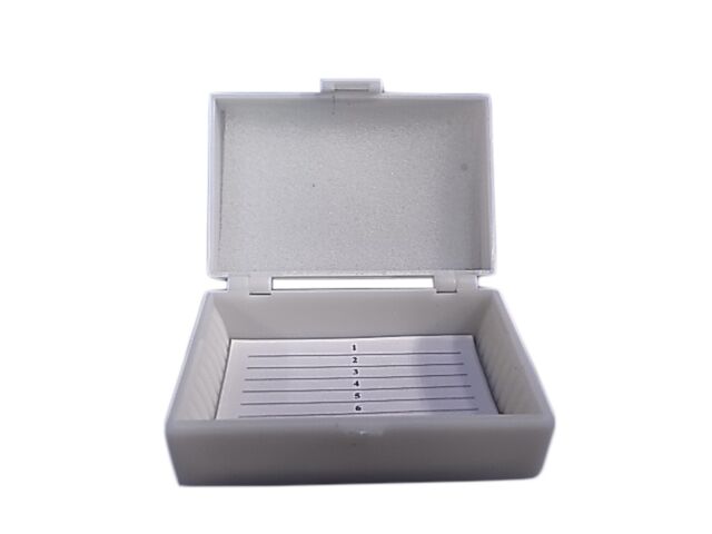 SLIDE BOX MICROSCOPE PLASTIC FITS 10 SLIDES