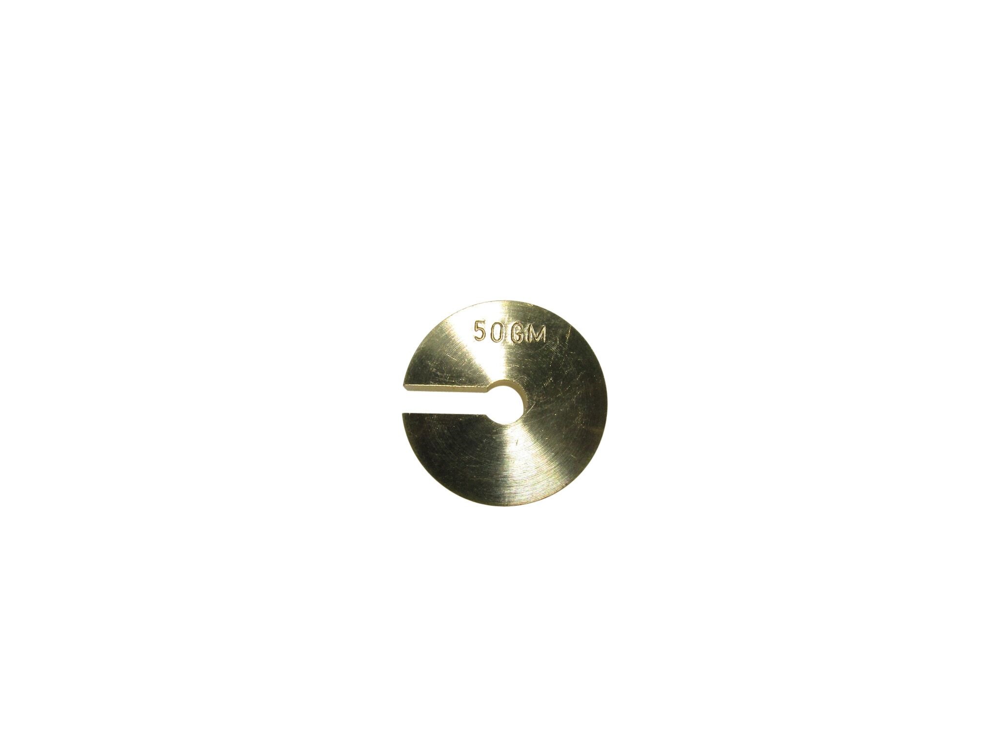 WEIGHT BRASS SLOTTED SPARE 50gm WEIGHT ONLY economy