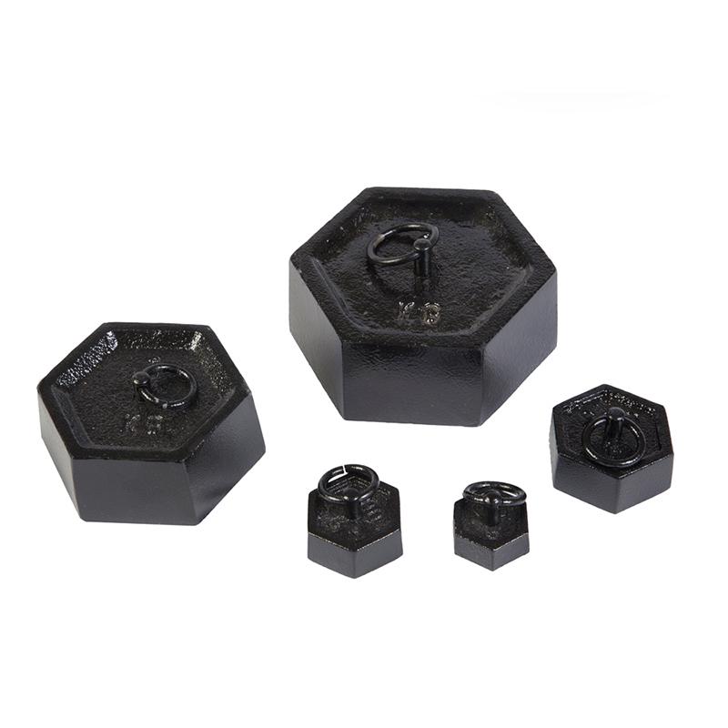 WEIGHT HEXAGONAL WITH RING CAST IRON 50gm
