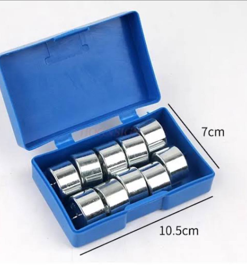 WEIGHT SET HOOKED TOP & BOTTOM 50GM X 10 PCS IN CASE