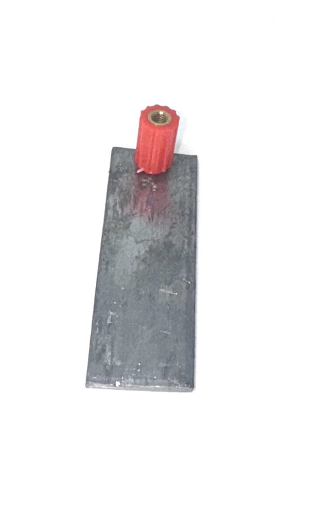 ELECTRODE LEAD 75x25x3mm WITH TERMINAL