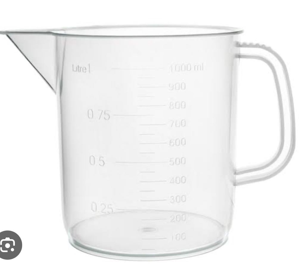 JUG MEASURING POLYPROP GRADUATED WITH HANDLE SQUAT FORM