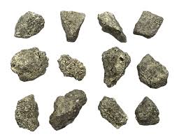 GEOLOGICAL SPECIMENS MINERAL PYRITE MASSIVE